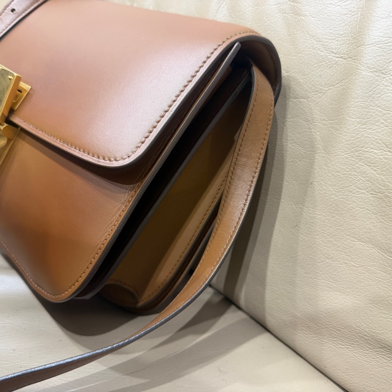 99新🈶購證❤️ #celine #焦糖色 #teen #box #豆腐包 中號-13