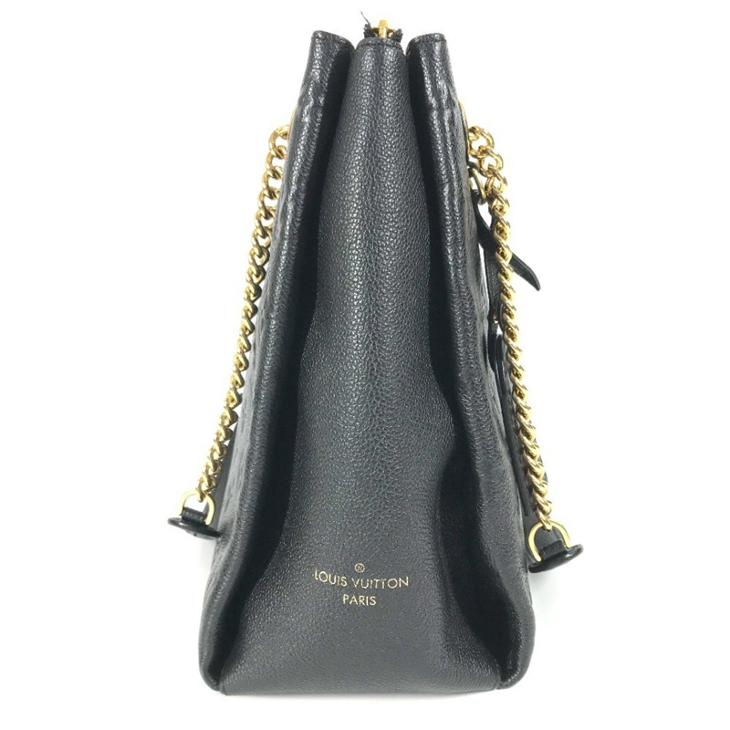 路易威登 M43758 Monogram Empreinte Surenne MM 雙鏈肩背包手提包 皮革 女士 黑色-3