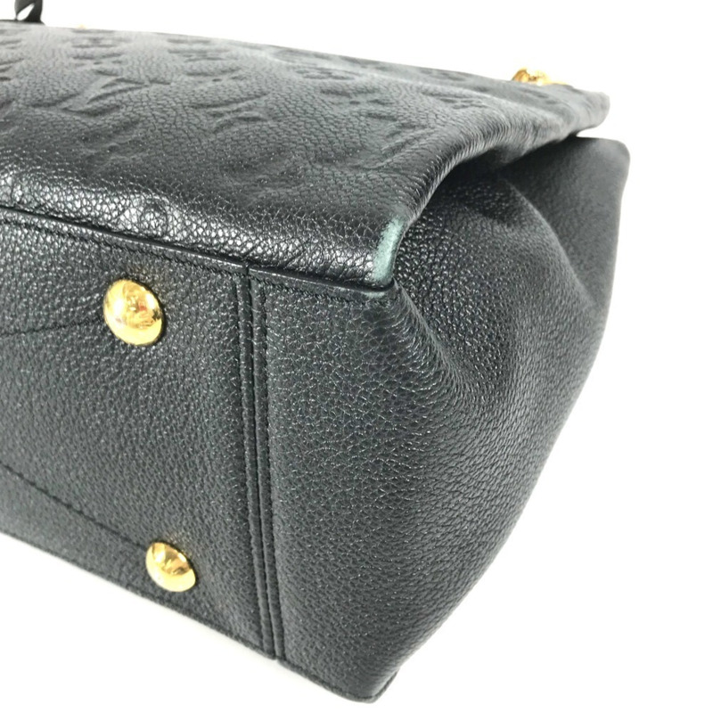 路易威登 M43758 Monogram Empreinte Surenne MM 雙鏈肩背包手提包 皮革 女士 黑色-5