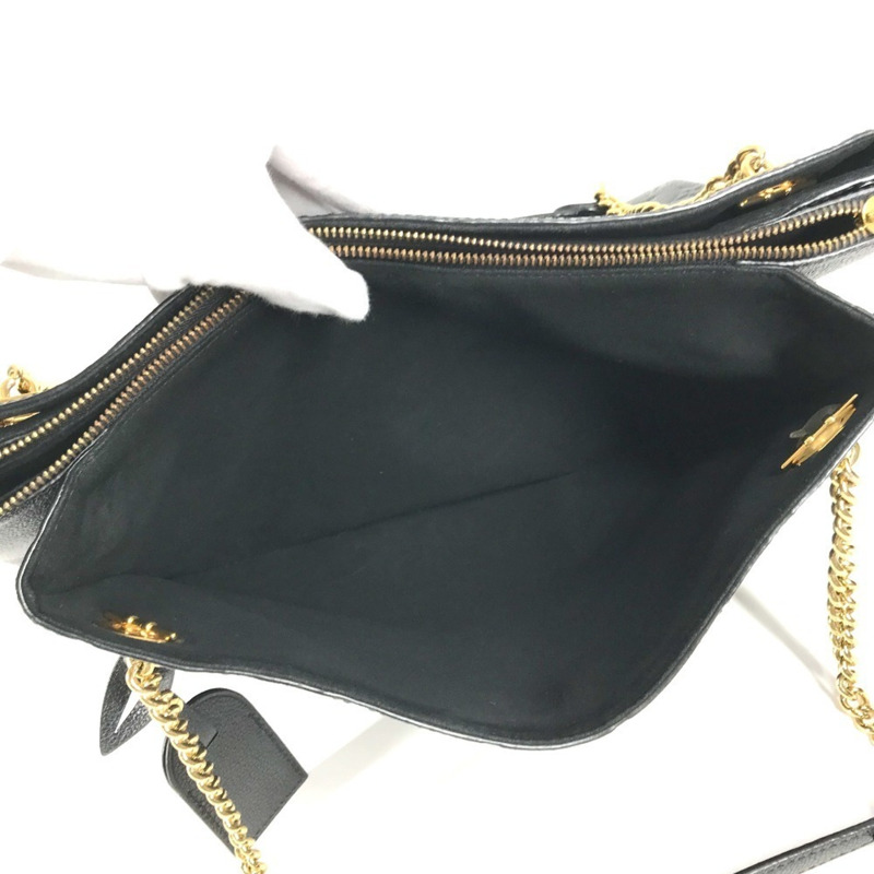 路易威登 M43758 Monogram Empreinte Surenne MM 雙鏈肩背包手提包 皮革 女士 黑色-13