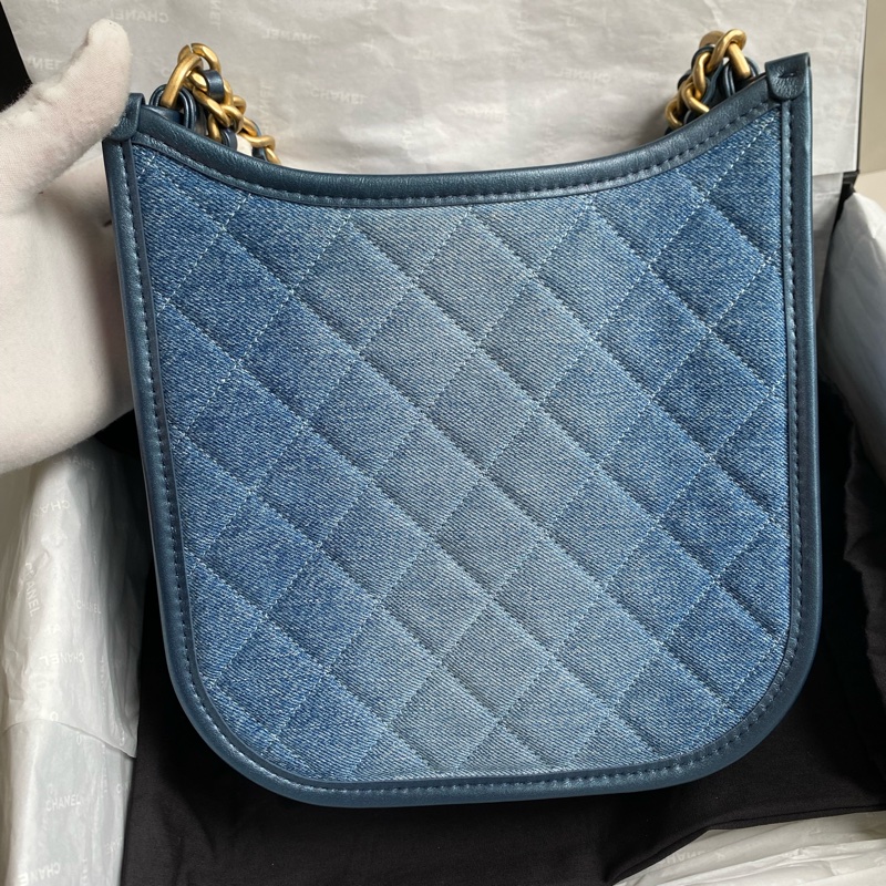 ®️24s 單寧牛仔 Hobo 全新品 晶片款-8