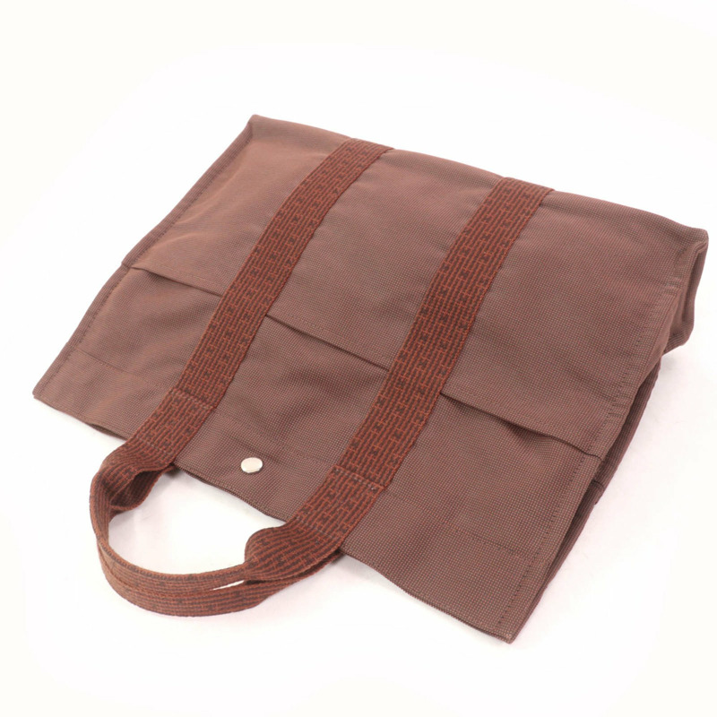 愛馬仕 Air Line MM 銀色五金托特包,配掛鎖和鑰匙,棕色,法國製造,女士款-3