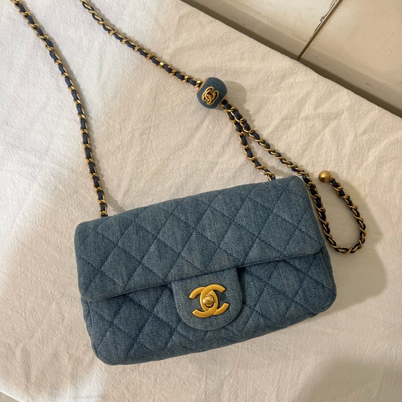 ෆ Chanel牛仔金球🈶購證-2