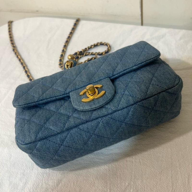 ෆ Chanel牛仔金球🈶購證-6