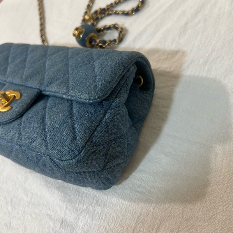 ෆ Chanel牛仔金球🈶購證-7