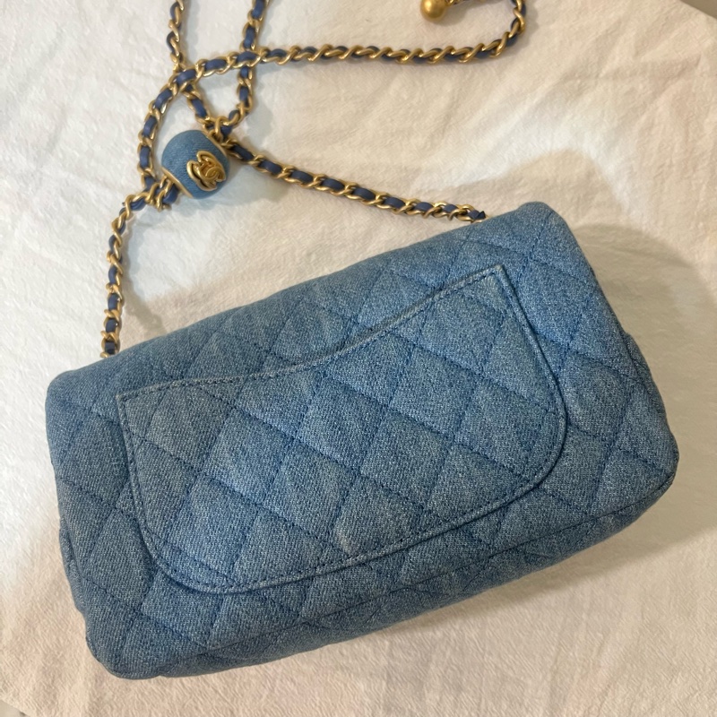 ෆ Chanel牛仔金球🈶購證-8