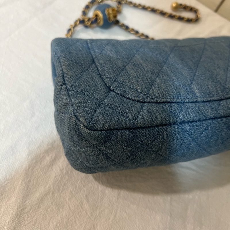 ෆ Chanel牛仔金球🈶購證-9