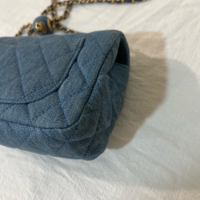 ෆ Chanel牛仔金球🈶購證-11