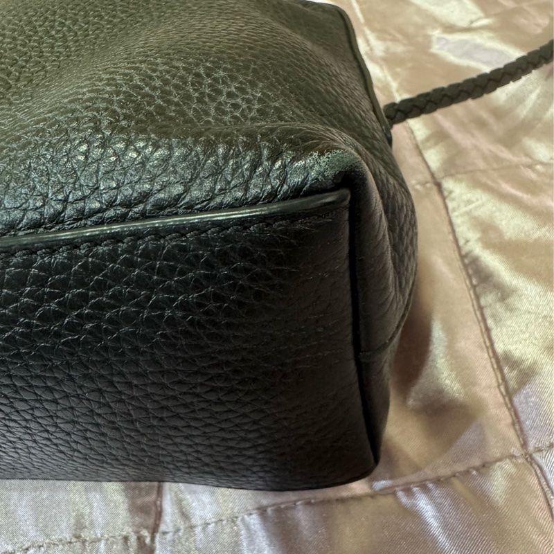 TORY BURCH 經典LOGO荔枝皮革相機斜揹包 小方包-6