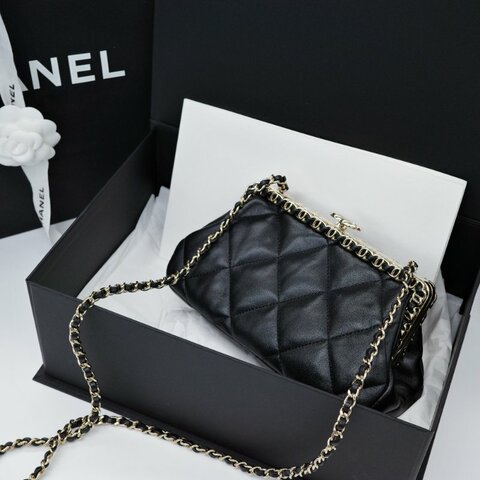 超級新✨💫Chanel 香奈兒 24P 鏈條 手拿包 羊皮