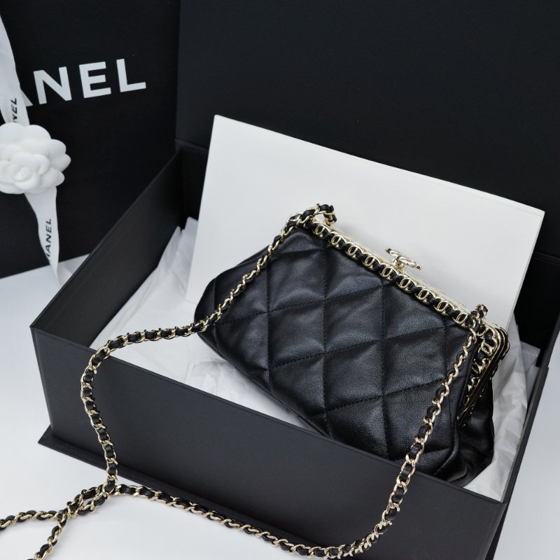超級新✨💫Chanel 香奈兒 24P 鏈條 手拿包 羊皮-0