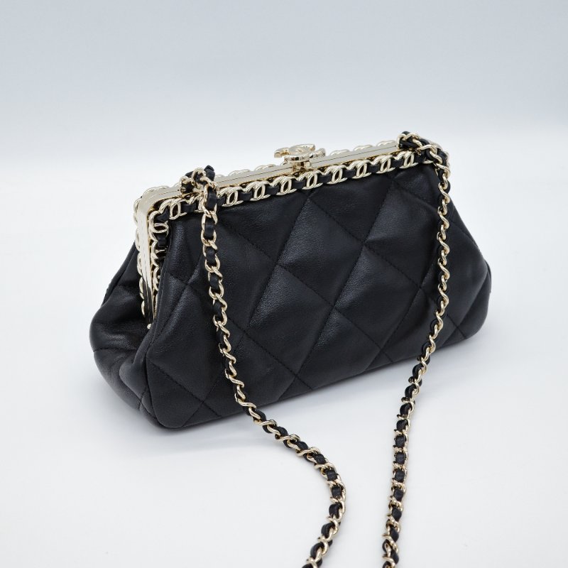 超級新✨💫Chanel 香奈兒 24P 鏈條 手拿包 羊皮-4