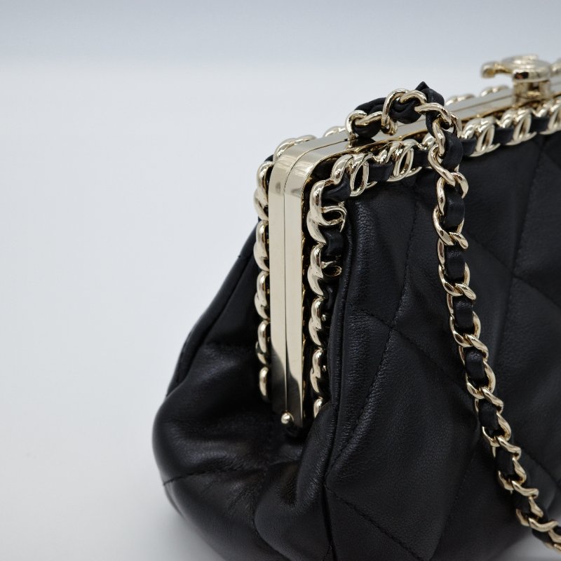 超級新✨💫Chanel 香奈兒 24P 鏈條 手拿包 羊皮-5