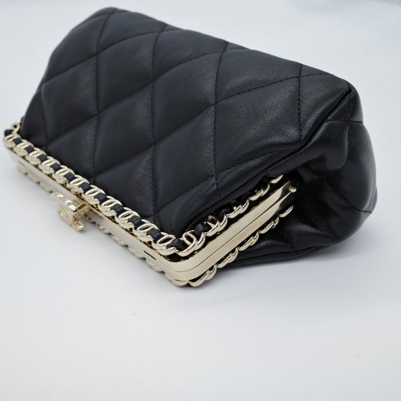 超級新✨💫Chanel 香奈兒 24P 鏈條 手拿包 羊皮-13