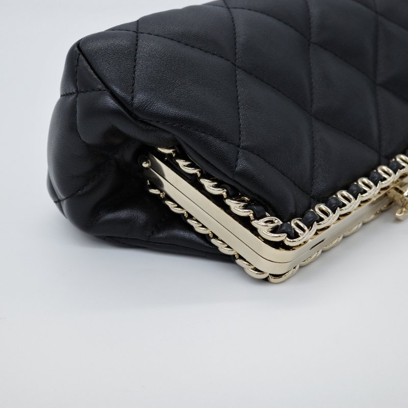 超級新✨💫Chanel 香奈兒 24P 鏈條 手拿包 羊皮-14