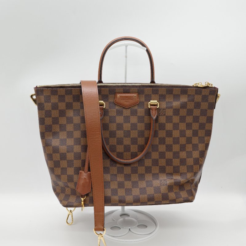 Louis Vuitton 路易威登 Belmont 棕色棋盤 手提包 托特包-0