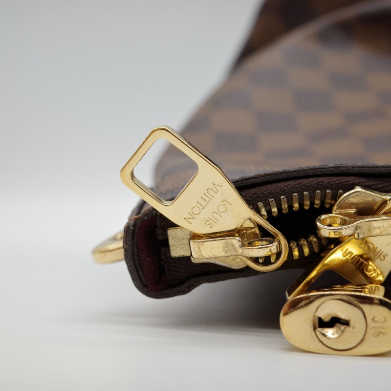 Louis Vuitton 路易威登 Belmont 棕色棋盤 手提包 托特包-6