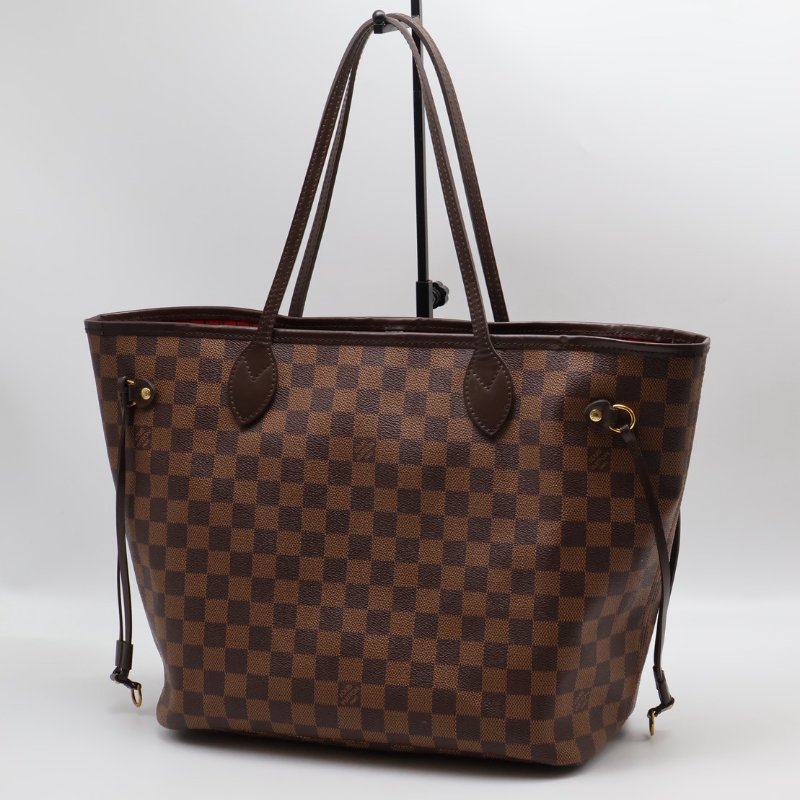 LOUIS VUITTON Neverfull tote - MM棋盤格-1