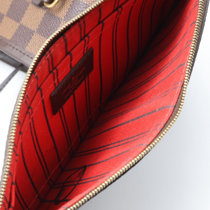 LOUIS VUITTON Neverfull tote - MM棋盤格-4