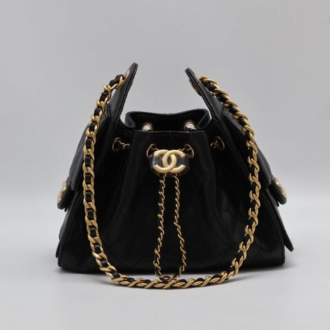 CHANEL 25 Mini hobo bag - 小號黑金
