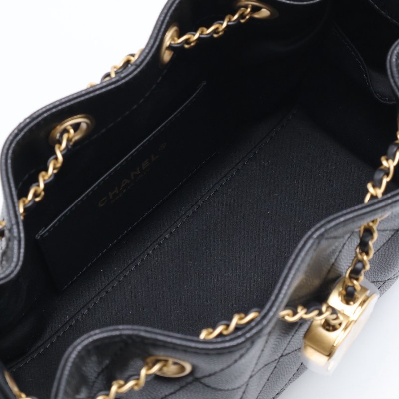 CHANEL 25 Mini hobo bag - 小號黑金-2