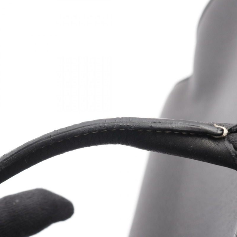 Salvatore Ferragamo Gancini 肩背包 21 2420 黑色皮革 二手 女士-8