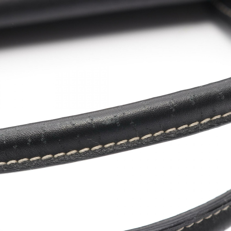 Salvatore Ferragamo Gancini 肩背包 21 2420 黑色皮革 二手 女士-9