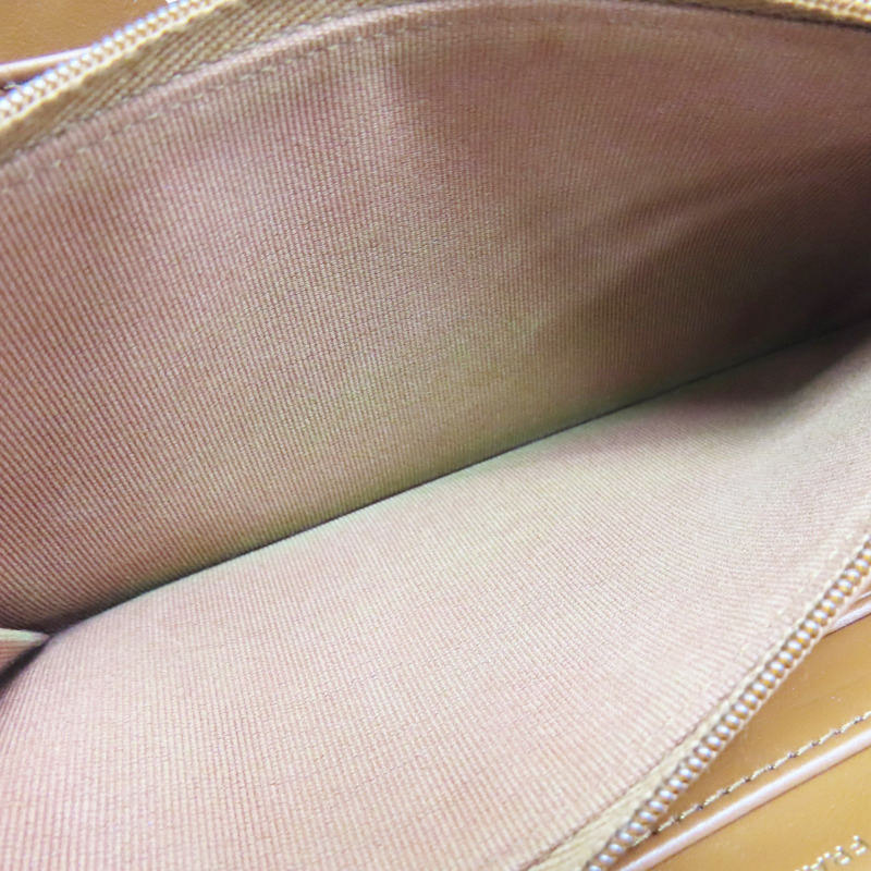 棕色 菱格紋 荔枝牛皮 拉鍊長夾【CHANEL 香奈兒】-5