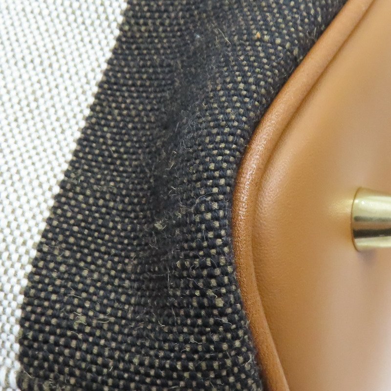 棕色 帆布 Ashby Hobo 手提包 【BURBERRY 巴寶莉】 3945742-13