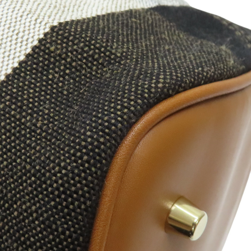 棕色 帆布 Ashby Hobo 手提包 【BURBERRY 巴寶莉】 3945742-14