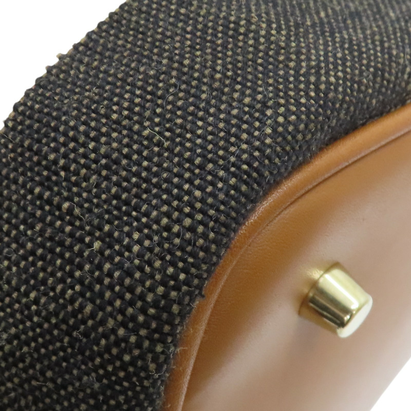 棕色 帆布 Ashby Hobo 手提包 【BURBERRY 巴寶莉】 3945742-15