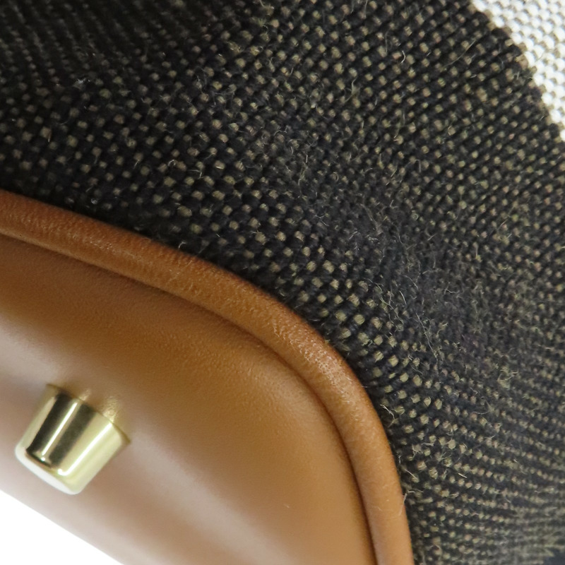 棕色 帆布 Ashby Hobo 手提包 【BURBERRY 巴寶莉】 3945742-16