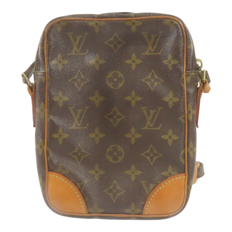 棕色 原花 帆布 Danube 肩背包 M45266【LOUIS VUITTON LV 路易威登】 M45266-2