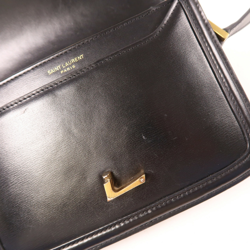 黑色 牛皮 Solferino 肩背包【SAINT LAURENT YSL 聖羅蘭】 634306-10