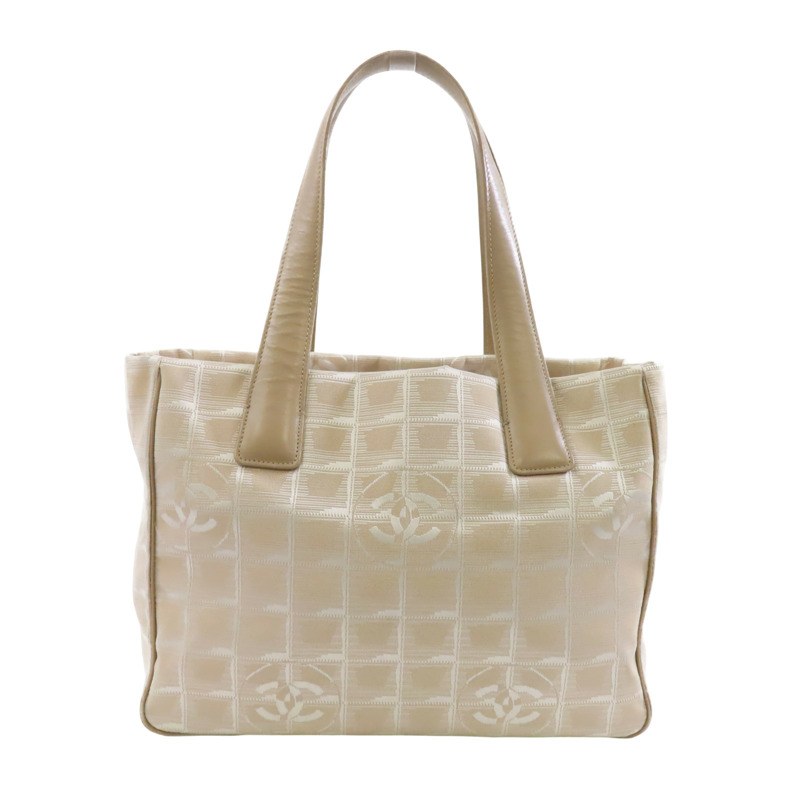 米色 帆布 Travel Line 托特包【CHANEL 香奈兒】-0