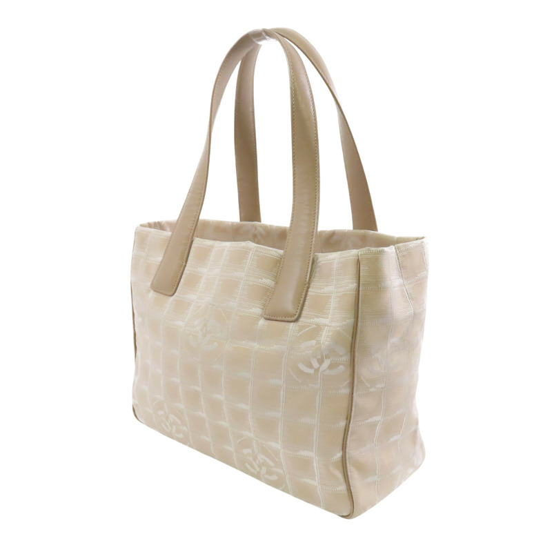 米色 帆布 Travel Line 托特包【CHANEL 香奈兒】-2