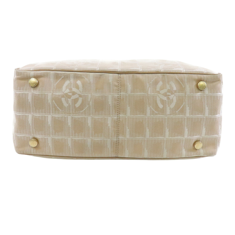 米色 帆布 Travel Line 托特包【CHANEL 香奈兒】-3