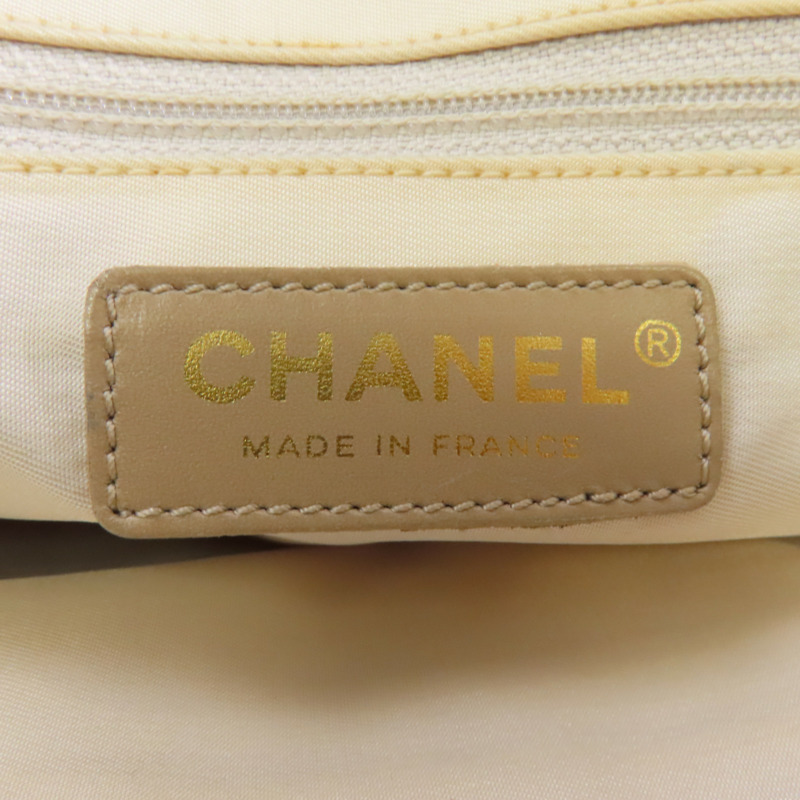 米色 帆布 Travel Line 托特包【CHANEL 香奈兒】-5