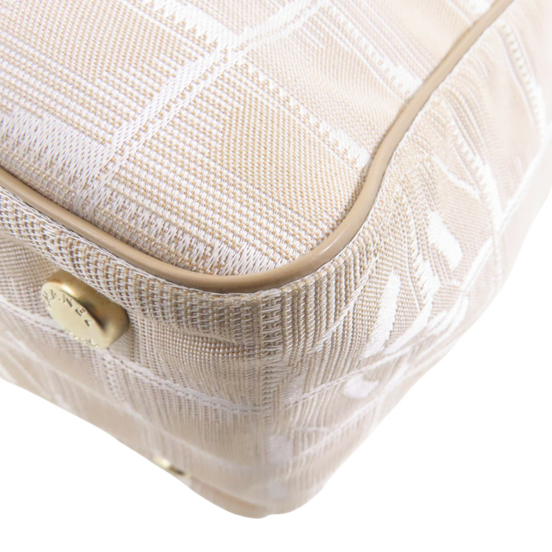 米色 帆布 Travel Line 托特包【CHANEL 香奈兒】-11