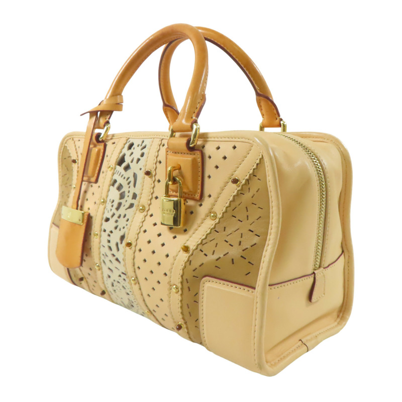 米色 羊革 Amazona 手提包【LOEWE 羅威】-2