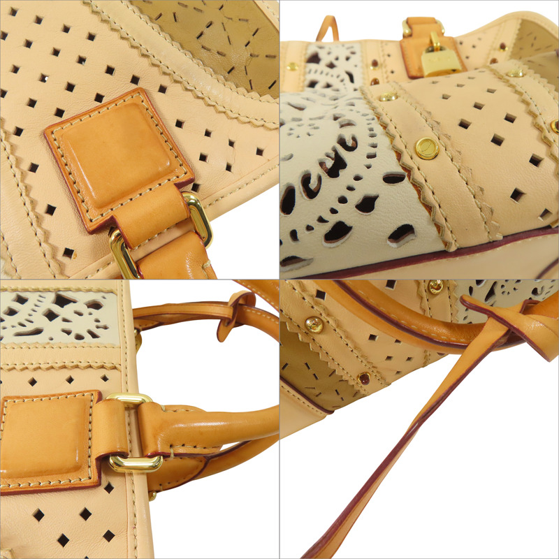 米色 羊革 Amazona 手提包【LOEWE 羅威】-10