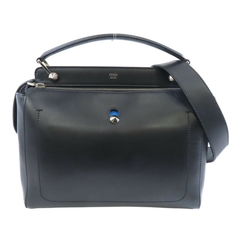 黑色 牛革 Dolce DotCom 兩用包【FENDI 芬迪】