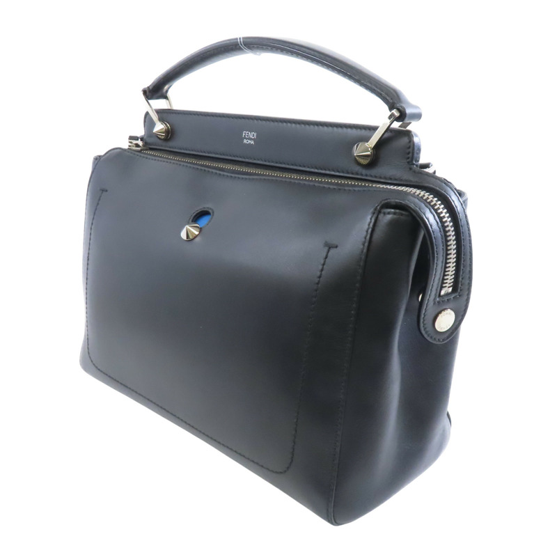 黑色 牛革 Dolce DotCom 兩用包【FENDI 芬迪】-2