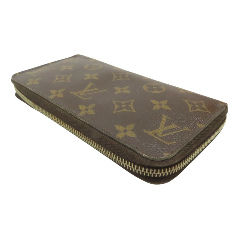 棕色 原花帆布 ZIP拉鍊長夾 M41895【LOUIS VUITTON LV 路易威登】 M41895-3