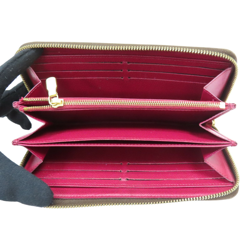 棕色 原花帆布 ZIP拉鍊長夾 M41895【LOUIS VUITTON LV 路易威登】 M41895-4