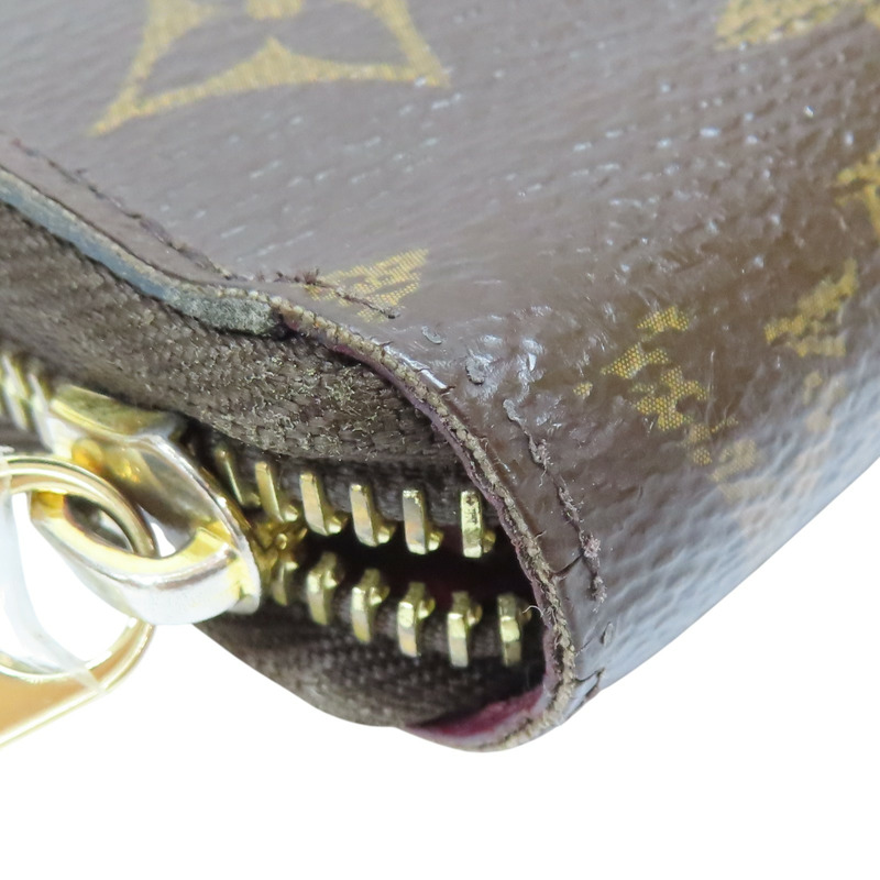 棕色 原花帆布 ZIP拉鍊長夾 M41895【LOUIS VUITTON LV 路易威登】 M41895-11
