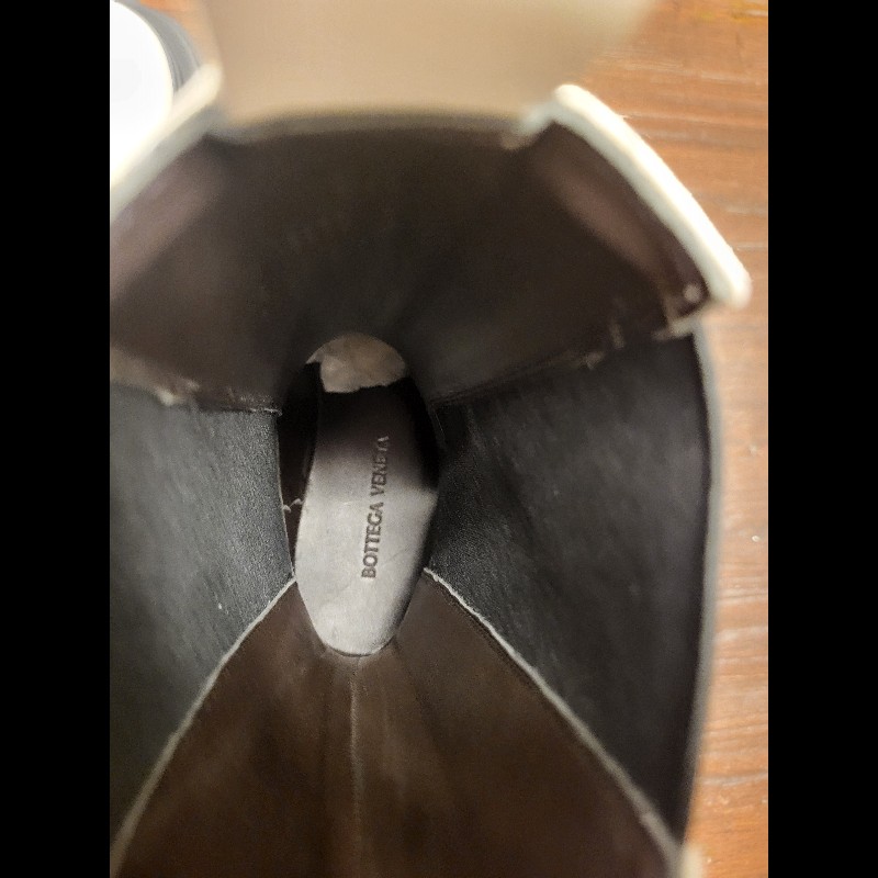 Bottega Veneta BV 白色女款皮革靴子 37.5碼-5
