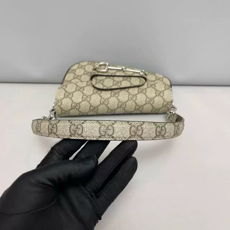 Gucci 馬銜扣1955 Horsebit 斜肩雙肩帶 斜挎包Gucci 馬銜扣1955 Horsebit 斜肩雙肩帶 斜挎包-2