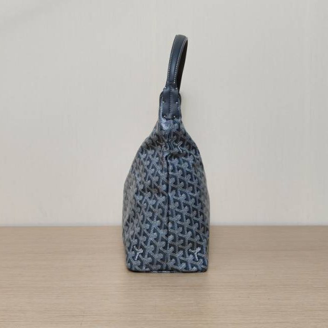 GOYARD BohemeHoboBag子母腋下包灰色PVC銀扣肩背包-1