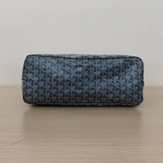 GOYARD BohemeHoboBag子母腋下包灰色PVC銀扣肩背包-4